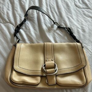 Vintage Coach shoulder bag y2k. Leather.